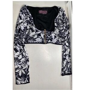 Victoria’s Secret Floral Black and White Women's swim top